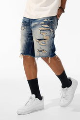 JORDAN CRAIG Retro - Landman Denim Shorts J3213S Sand Wash BLUE